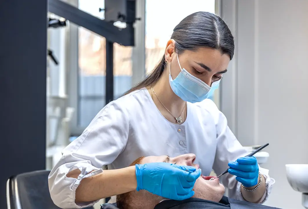 Dentistry student preparing for English-taught dental school admission in Italy
